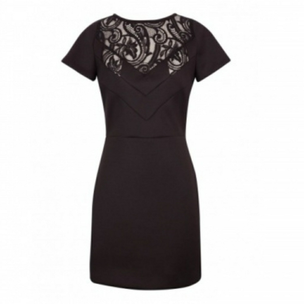 Sandro dress size 1 .Little black dress.